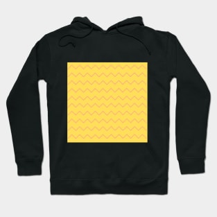 Yellow zigzag pattern Hoodie